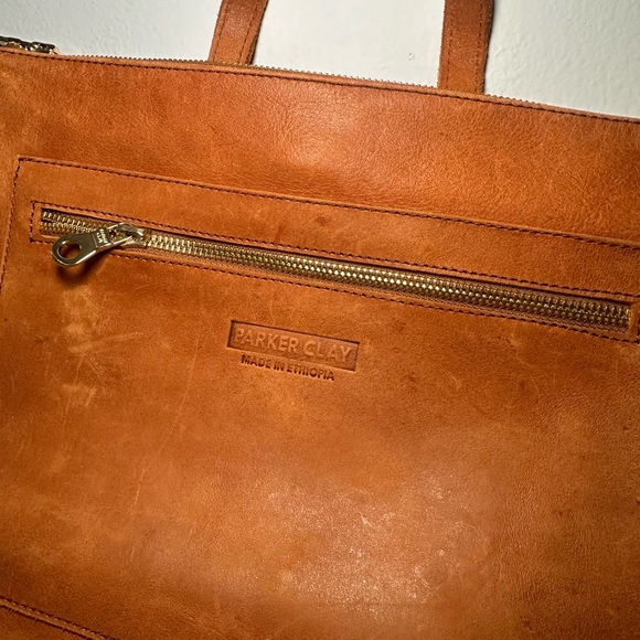 Miramar Brown Leather Backpack - Picture 2 of 5